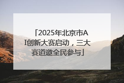 2025年北京市AI创新大赛启动，三大赛道邀全民参与
