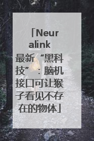 Neuralink最新“黑科技”：脑机接口可让猴子看见不存在的物体