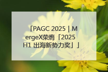 PAGC 2025｜MergeX荣膺「2025 H1 出海新势力奖」